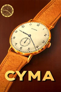 Cyma Watches Advertising Original Vintage Wall Art Home Decor - POSTER 20x30 - Photo 1 sur 4