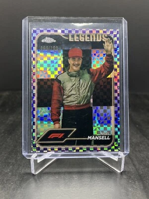 2024 Topps Chrome Formula 1 F1 Nigel Mansell Purple Checker 169/199 #194 - Image 1 of 2
