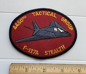 4450. grupa taktyczna Lockheed F-117A Stealth Nighthawk Haftowana naszywka