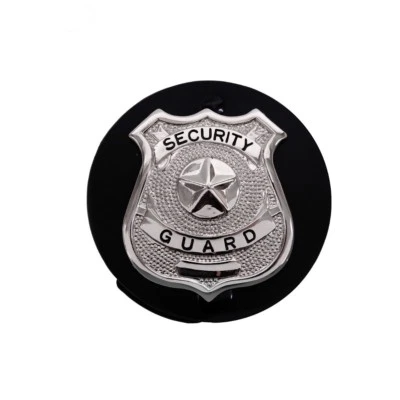  Soporte de insignia redondo de cuero con clip con cierre a presión giratorio Rothco 1137 Foto 1 de 3