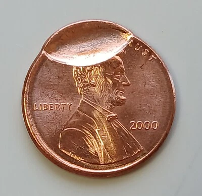 Centavo Broad Struck 2000 10 % sangría error sin circular Foto 1 de 2