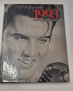 Vintage 1993 USPS Commemorative Stamp Collection Book Elvis Unopened Stamps Mint - Picture 1 of 11