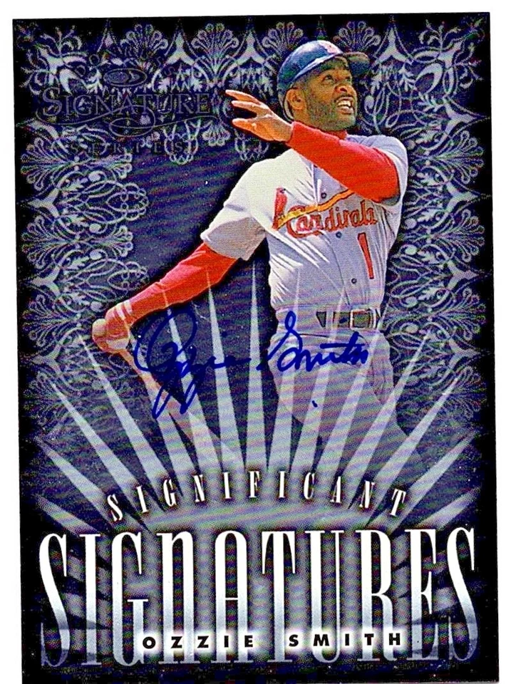 1997 Donruss Signature Ozzie Smith Significant Signatures AUTOGRAPH  #2 💎 - Image 1 of 1