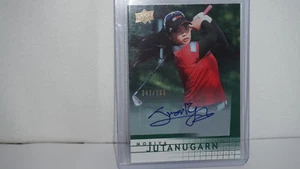 Moriya Jutanugarn UD Upperdeck SP Game Used Golf Autograph 47/100 - Picture 1 of 2