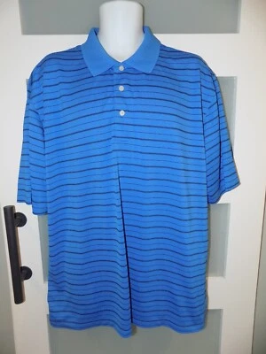 CHAMPIONS TOUR BLUE W/BLACK STRIPES POLO SIZE XXL MEN'S - Image 1 of 3