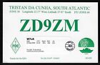 QSL CB Radio KARTE ""ZD9ZM, The Daily DX, FOC, Bob & Karen"", Tristan Da Cunha, SA (Q7042)