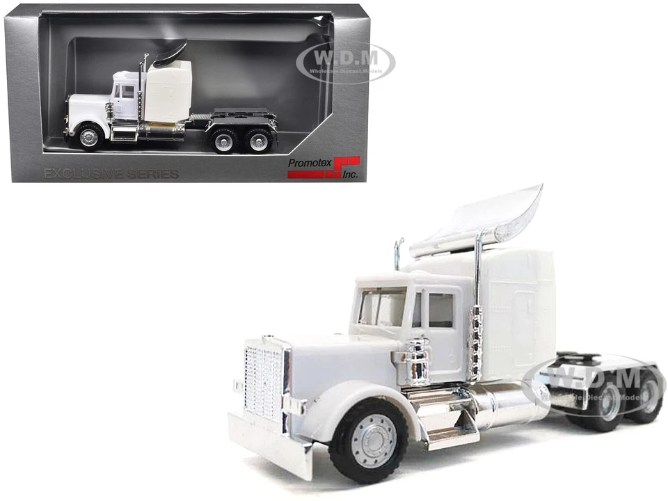 Promotex Peterbilt Sleeper Cab White 1/87 (HO) Model 035232W