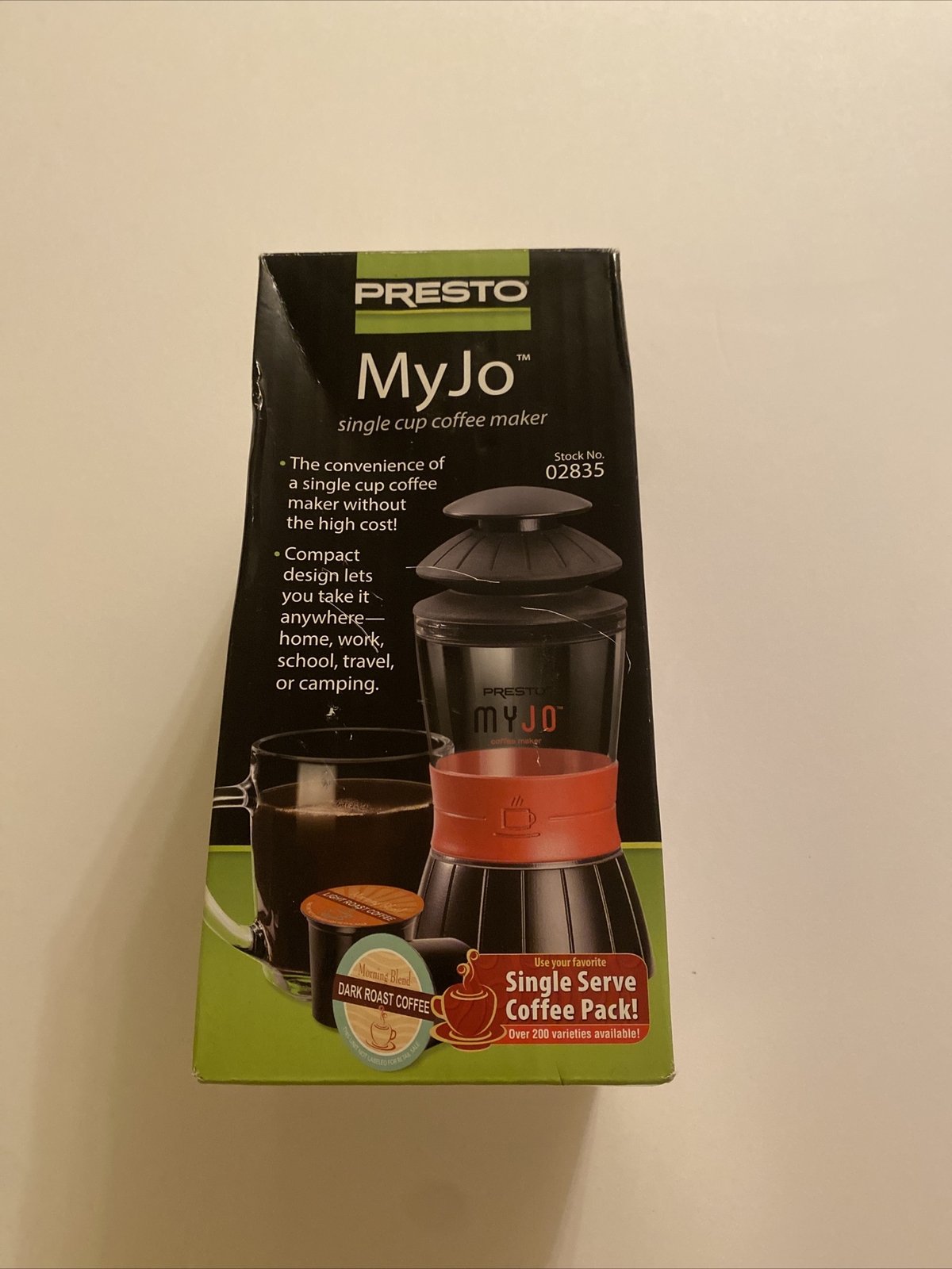 Presto MyJo Portable Single Cup Coffee 