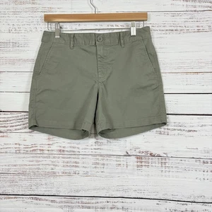 Pantalones Cortos Eddie Bauer Legendwash Verde Ligeramente Curvilíneos Elastizados Para Mujer Talla 4 - Imagen 1 de 18