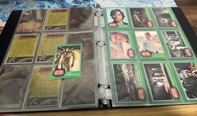 Juego completo Topps Star Wars Serie 4 1977 vintage verde (66) sin pegatinas Foto 1 de 4