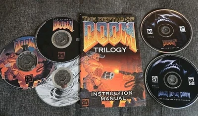 The Depths of Doom Trilogy Ultimate Doom/Doom II/Master Levels 5 CD-ROM NO BOX - Image 1 of 4