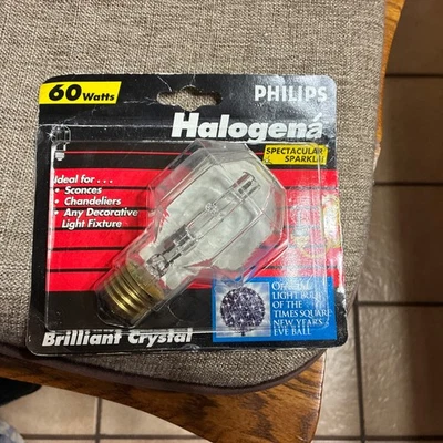 Philips BC60CP19 HAL/CL Bulb 60 Watt Made in France Times Square Bulb Med Base - Image 1 of 2