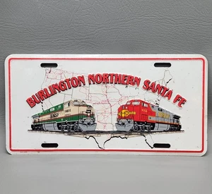 BNSF Railroad Auto License Plate Novelty Burlington Northern Santa Fe - Picture 1 of 4