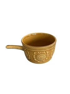 Vintage Tams England Soup Bowl with Handle – Retro Ceramic Tableware - Picture 1 of 8