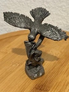 Handgefertigte Zinn Kolibri Blume Figur - USA - Bild 1 von 9