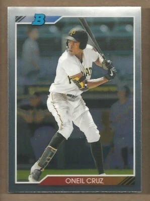 2020 Bowman Heritage - Chrome Prospects Oneil Cruz #92CP-OC (RC) - Image 1 of 2