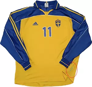 maglia match worn Ibrahimovic Svezia Sweden Adidas EQUIPMENT EURO 2000 DEBUT - Bild 1 von 12