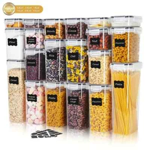 Airtight Food Storage Container Set, 20pcs, BPA-Free, Dishwasher Safe - Picture 1 of 11