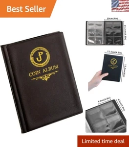 Regalo perfecto: álbum de monedas para medio dólar y fichas - tema clásico del espacio exterior - Imagen 1 de 11