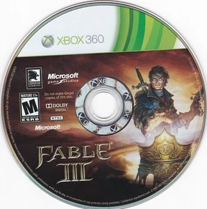 Fable III (Microsoft Xbox 360, 2010) **DISC ONLY** - Picture 1 of 2