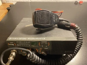 Radio y micrófono CB Cobra 18 Ultra Weatherband de colección y montaje + antena - Imagen 1 de 9