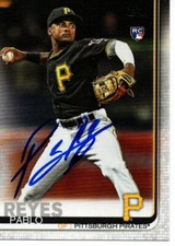 Pablo Reyes Pittsburgh Pirates 2019 Topps Series 2 Autographed Signed Card