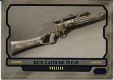 2013 Topps Star Wars Galactic Files Series 2 Blue Foil #627 EE-3 Carbine Rifle