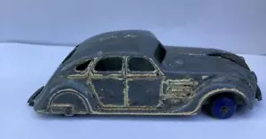 DINKY TOYS #30A PRE GUERRA CHRYSLER AIRFLOW 1:43 REPUESTOS NECESITA RESTAURACIÓN *DE COLECCIÓN* - Imagen 1 de 7