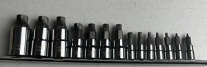 TOOLSOL 1010828 Sechskant-Auszieher-Bits (14-teiliges Set) für beschädigte Verbindungselemente - Bild 1 von 3