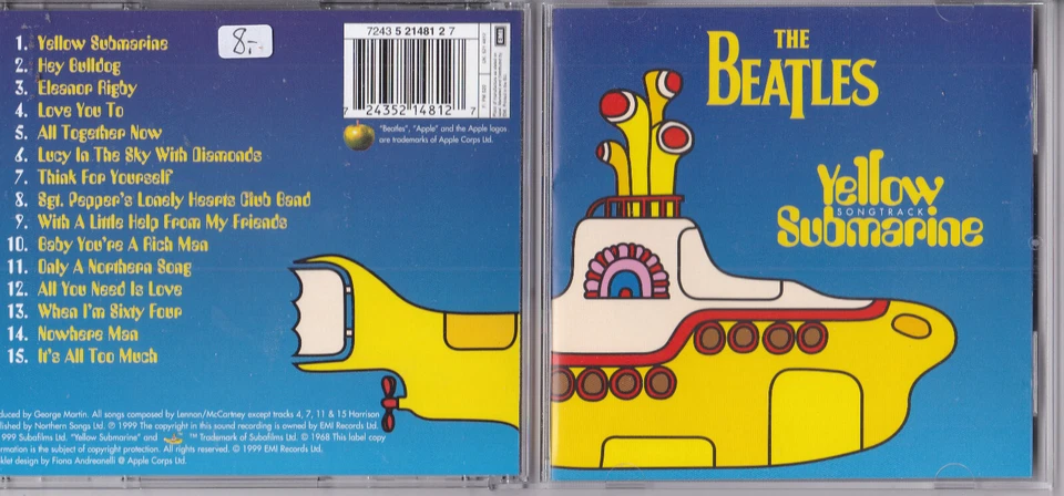 The Beatles -Yellow Submarine Songtrack- CD Capitol Records - Bild 1 von 1