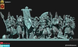 High elves Lion guard Wargames - 9th age - dnd - tabletop gaming - old world - Imagen 1 de 15