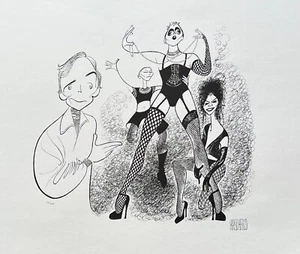 AL HIRSCHFELD ROCKY HORROR PICTURE SHOW Plate Signed Limited Edition Lithograph - Picture 1 of 7