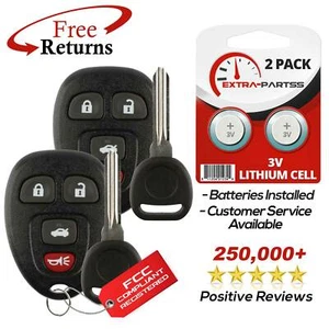 2 For 2008 2009 2010 Pontiac G6 Keyless Entry Remote Car Fob Transmitter + Key - Picture 1 of 7