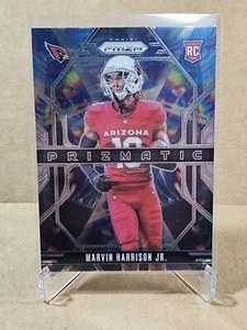 2024 Panini Prizm - Marvin Harrison Jr #12 Prizmatic Rookie RC Arizona Cardinals - Picture 1 of 2