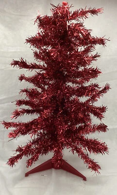 Target Corporation~2 ft~Red~Tinsel Tree - Image 1 of 4