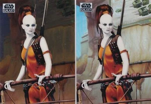 2021 Star Wars Chrome Galaxy Base & Refractor #19 Aurra Sing - Picture 1 of 1