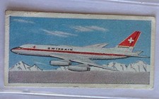 Convair 990 USA Wings Across The World 1962 Lyons Tea Aeroplane Card (B2)