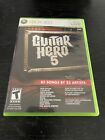 COMPLETE Guitar Hero 5 (Microsoft Xbox 360, 2009)