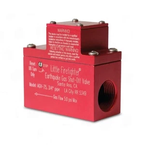 Little Firefighter seismisches Erdbeben seismisches Ventil 3/4" horizontal AGV075 - Bild 1 von 1