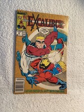Excalibur #10 Comic Book July 1989 Marvel Comics Captain Britain