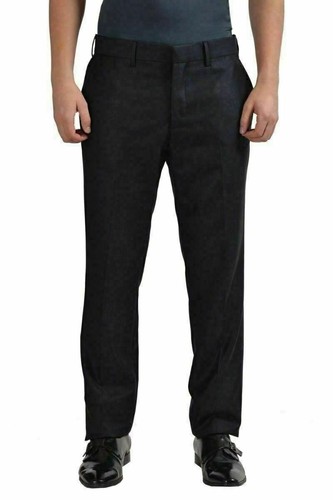 Versace pantaloni abito da uomo multicolore lana seta US 36 IT 52