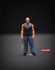 1/87 Vin Diesel Gun Man Scene Prop Minitures Figures Doll For Cars Vehicles Toy
