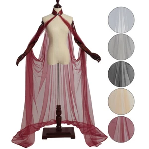 Lady's Elven Cape Fairy Elf Wedding Dress Princess Cape Collared Medieval - Picture 1 of 17