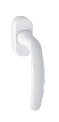 Hoppe Atlanta Alu. F9016 weiß Secustik/VarioFit Fenstergriff 0530/US952 32-42mm