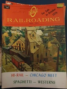 Scale Railroading Magazine Run No: 44 June 1976 Good condition - Picture 1 of 1