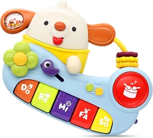 Piano De Juguete Para Bebe, Música Iluminada, Teclado De Aprendizaje Para Bebe - Picture 1 of 12