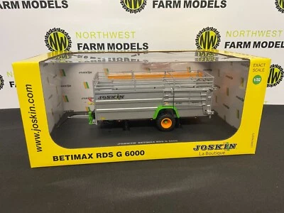 UNIVERSAL HOBBIES 6619 1:32 SCALE JOSKIN BETAMAX RDS G 6000 LIVESTOCK TRAILER - Image 1 of 3