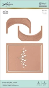 Placas de lámina caliente con brillo Spellbinders + tarjeta de colocación de troqueles y mini tapa GLP-0240 - Imagen 1 de 2