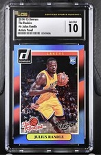 2014 Donruss The Rookies Artist Proof Rookie Julius Randle RC #/99 CSG 10 Pop 2