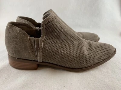 Botas Steven By Steve Madden Cyndy EUA 8.5 EU 39 cinza camurça perfurada - Imagem 1 de 4